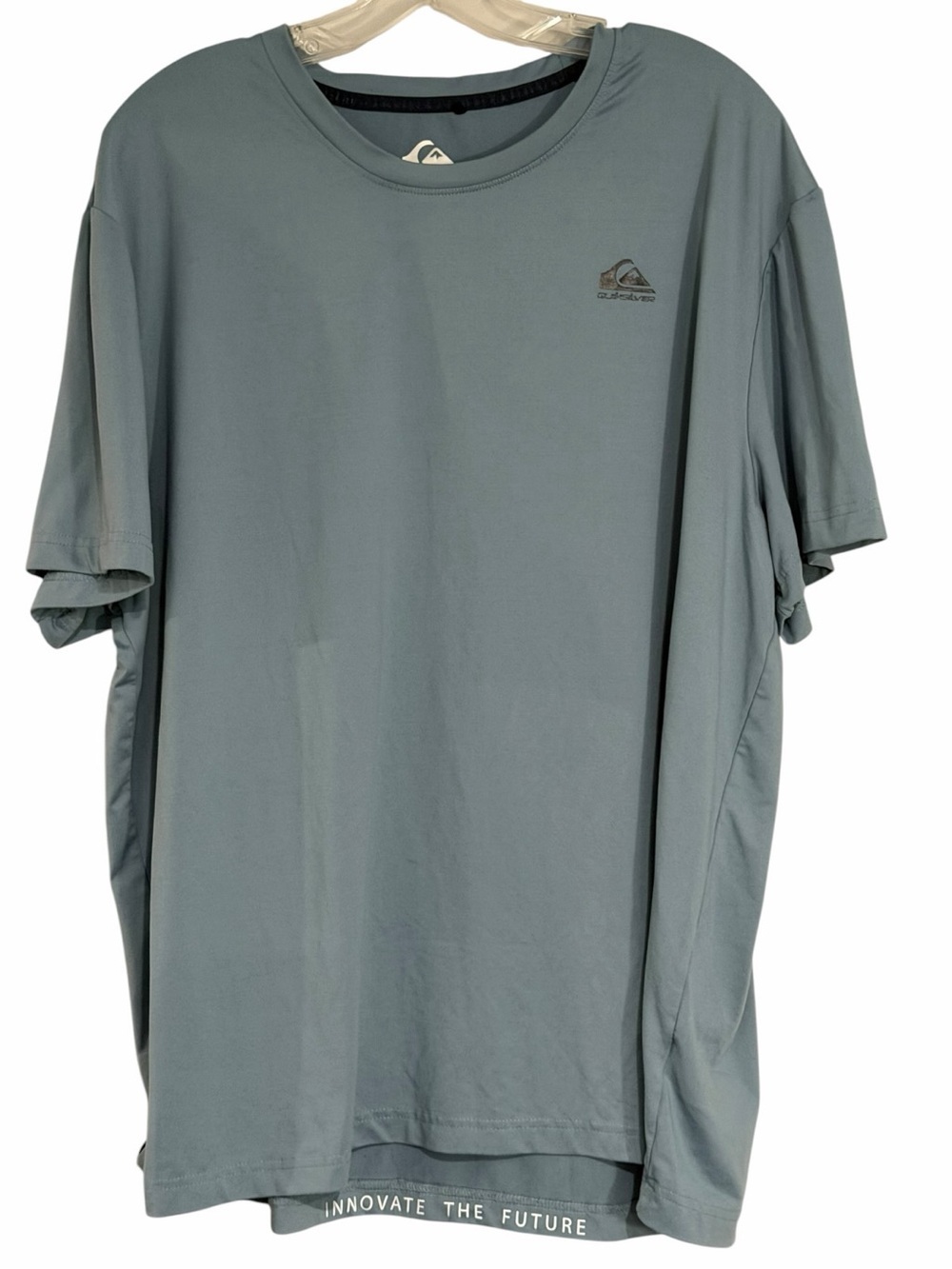 Quiksilver Men's XXL Short Sleeve Tee - Slate Gray Blue